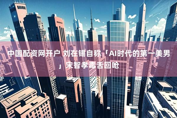 中国配资网开户 刘在锡自称「AI时代的第一美男」宋智孝毒舌回呛